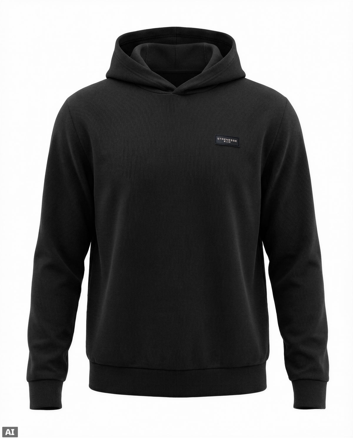 Sweatpullover Piqué - Schwarz