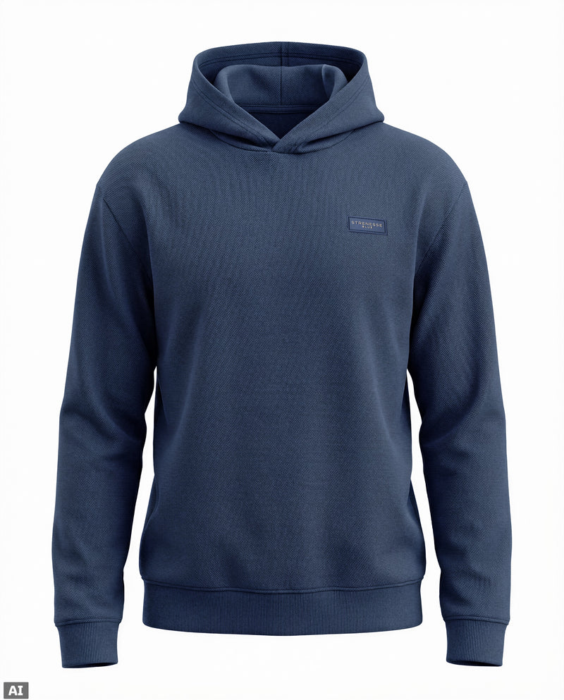 Piqué Sweatshirt - Blue