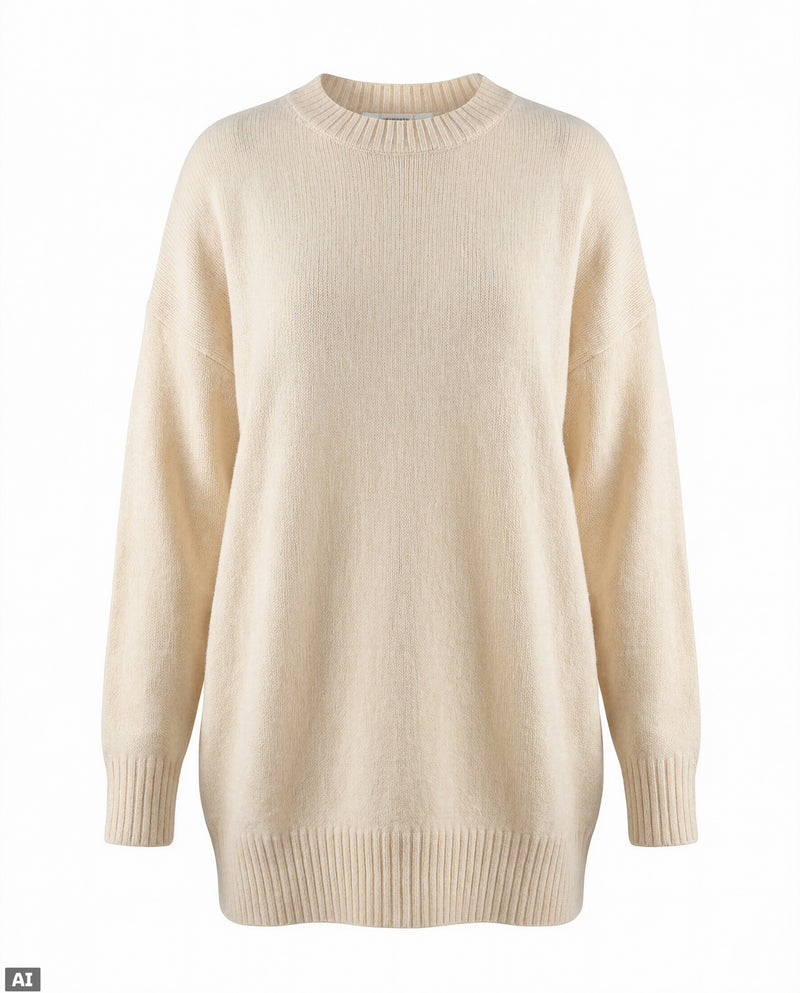 Knit dress - Off-white