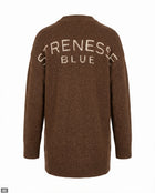 Knitted dress - Brown melange