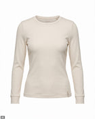 Viscose long-sleeve shirt - beige