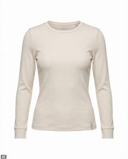 Viscose long-sleeve shirt - beige