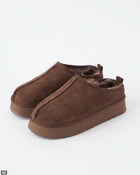 Micro Boot Leder Lammfell - Braun
