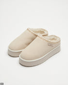 Micro Boot Leather Sheepskin - Beige