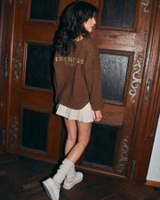 Micro Boot Leather Sheepskin - Beige