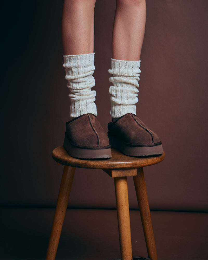 Micro Boot Leather Lambskin - Brown