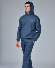 Sweatpullover Piqué - Blau