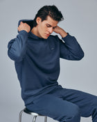 Sweatpullover Piqué - Blau