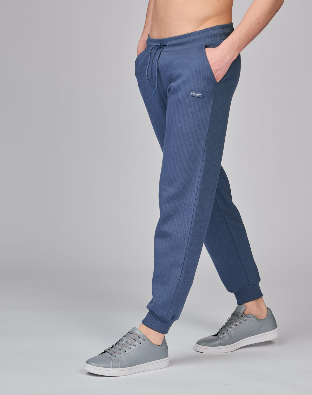 Piqué Sweatpants - Blue