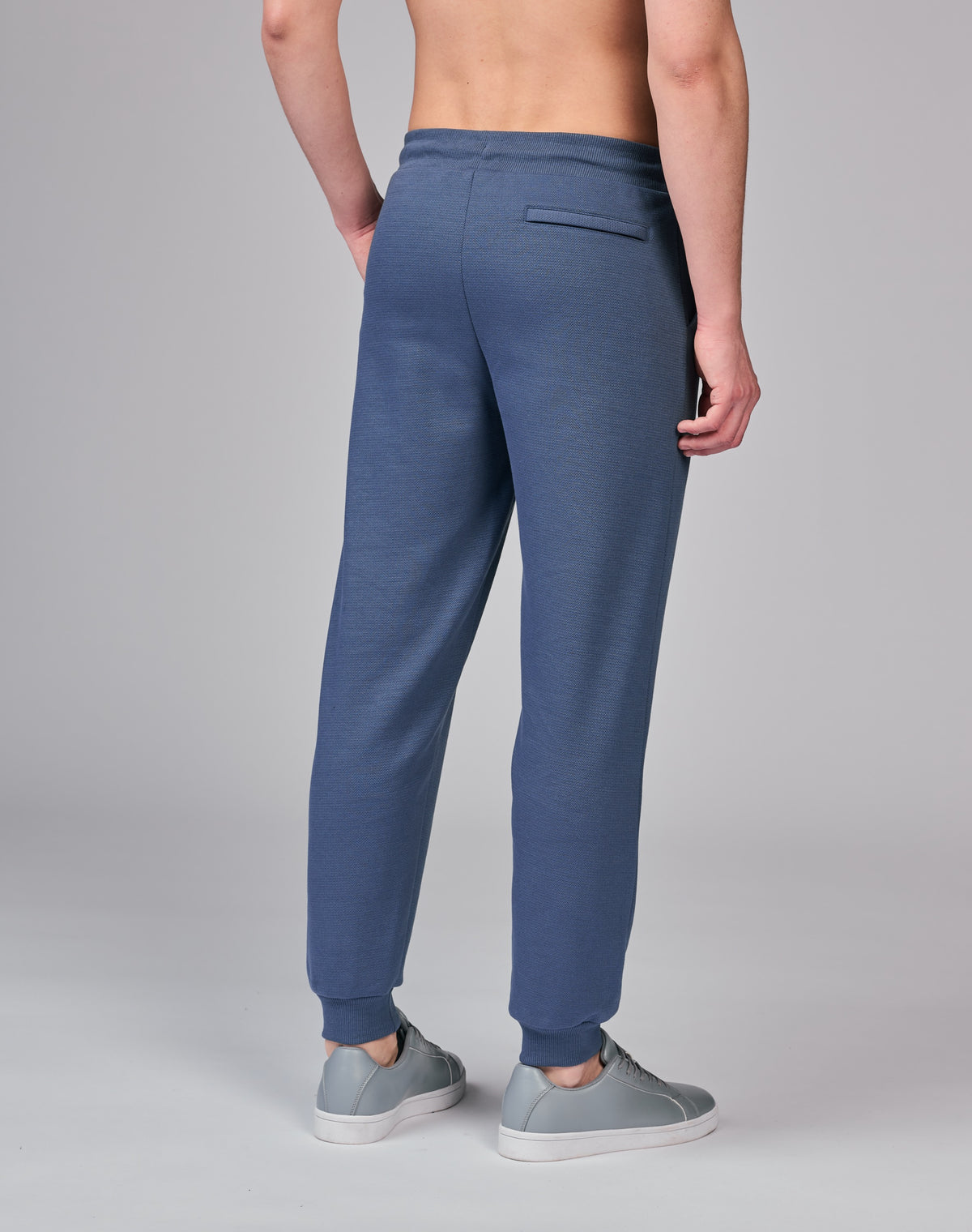 Piqué Sweatpants - Blue