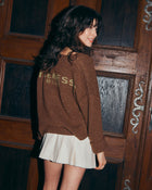 Knitted cardigan - Brown