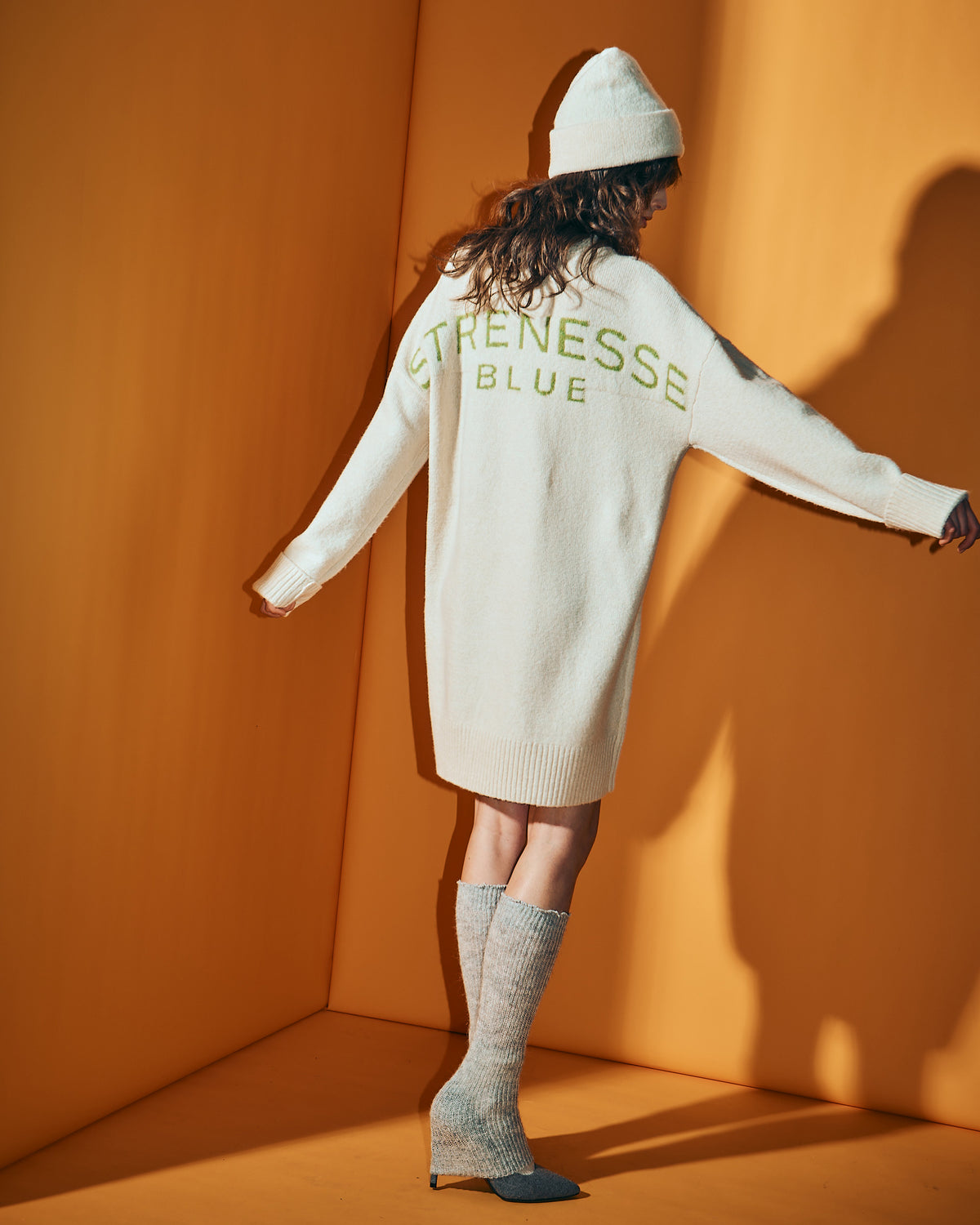 Knit dress - Off-white