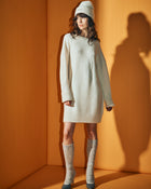 Knit dress - Off-white